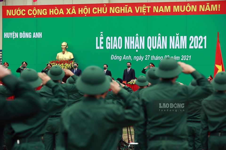 Năm 2021, có 3.500 thanh niên ưu tú của toàn thành phố Hà Nội lên đường tòng quân, thực hiện nghĩa vụ quân sự và 1.054 thanh niên nhập ngũ thực hiện nghĩa vụ công an nhân dân. Bộ Tư lệnh bàn giao cho 12 đầu mối nhận quân của Bộ Quốc phòng.