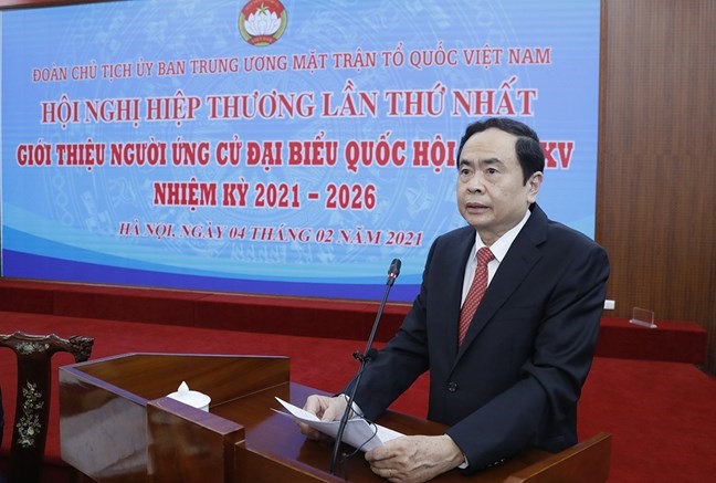 Ông Trần Thanh Mẫn phát biểu tại Hội nghị.