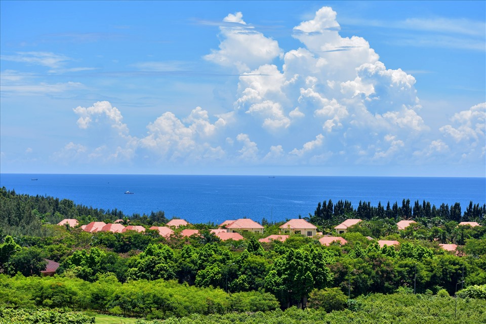 Vịnh Việt Thanh nhìn từ Tổng Binh. ảnh Trần Đăng