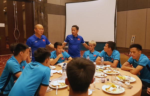 Thầy Park sẽ có nhiều mục tiêu cùng đội tuyển Việt Nam năm 2021. Ảnh: VFF