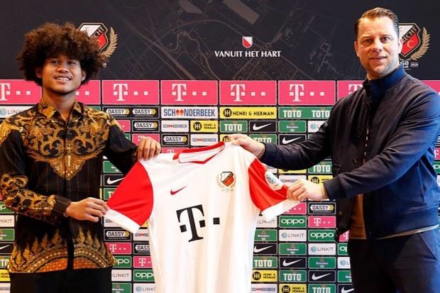 Bagus Kaffi chuyển đến khoác áo FC Utrecht với cam kết lâu dài. Ảnh: FC Utrecht.