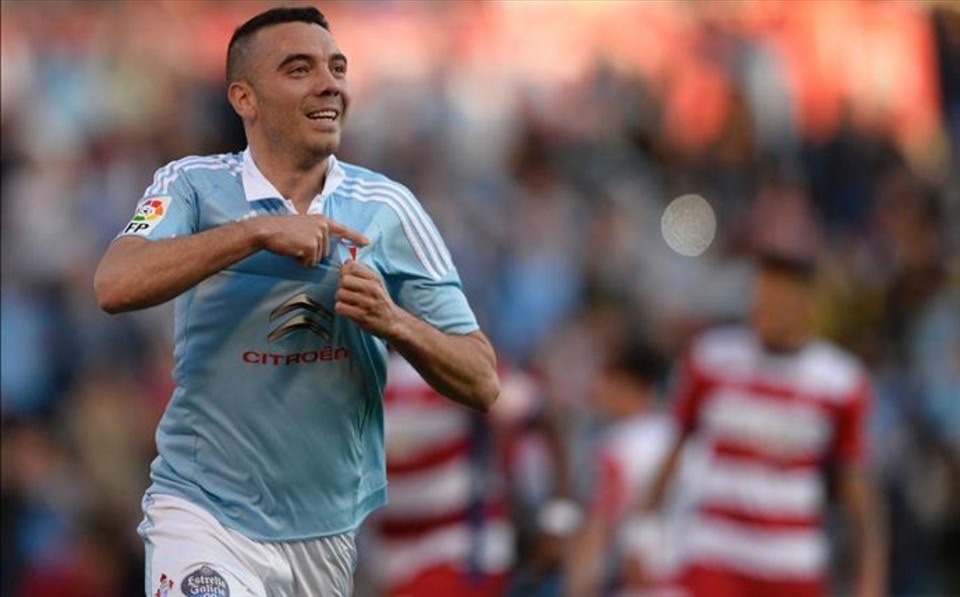 8. Iago Aspas (Tiền đạo - Celta Vigo): 9 bàn thắng