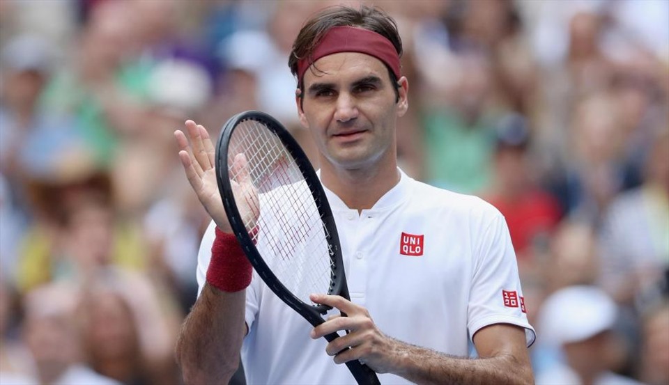 Federer . Ảnh: AFP
