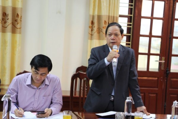 Ông Nguyễn Văn Liêm, Phó Trưởng ban Tuyên giáo Tỉnh ủy phát biểu tại hội thảo. Ảnh: Nguyễn Huyền
