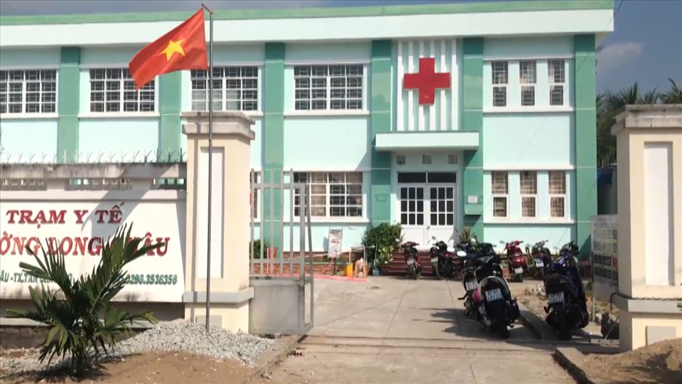 Trạm Y tế phường Long Châu, thị xã Tân Châu, nơi thực hiện cách ly tập trung nhóm người Trung Quốc nhập cảnh trái phép. Ảnh:Nghiêm Túc