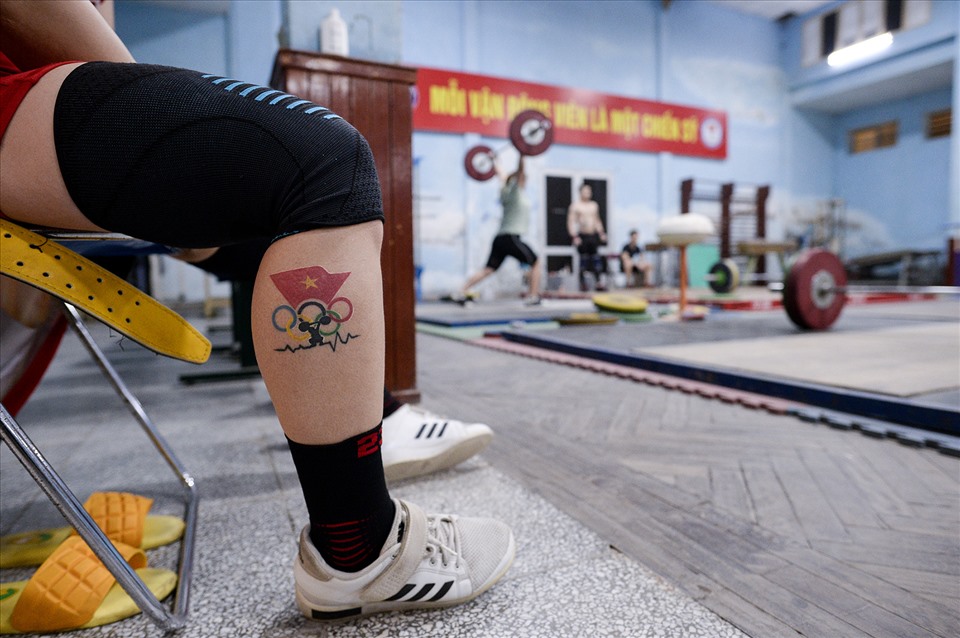 Hình xăm của Hồng Thanh, nhà vô địch Sea Games 30 với ước mơ được tham dự Olympic.
