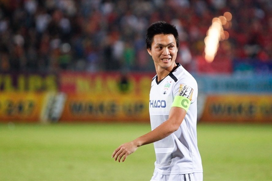 Tuấn Anh là đội trưởng của Hoàng Anh Gia Lai ở V.League 2020 và 2021. Ảnh: Đăng Huỳnh.