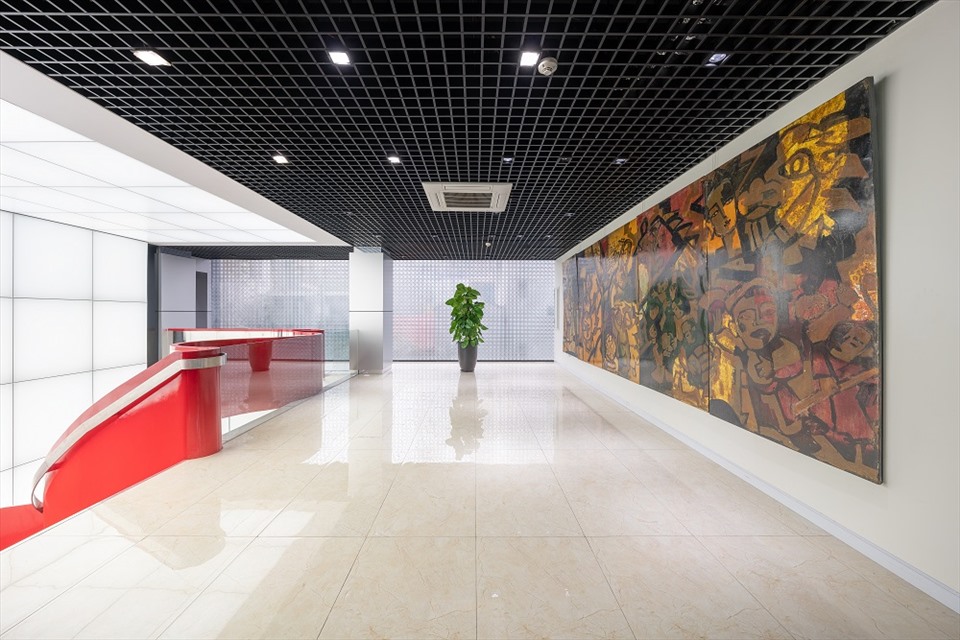 Không gian văn phòng là sự kết hợp của kiến trúc và hội họa