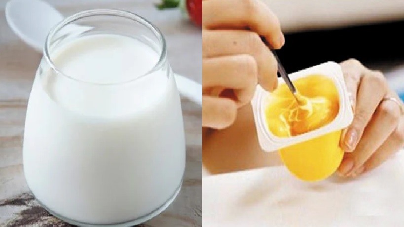 Tùy vào thể trạng bé mà mẹ có thể cho bé sử dụng xen kẽ sữa chua và váng sữa theo các ngày hoặc kết hợp cả hai sản phẩm. Với những trẻ dưới 6 tháng tuổi, sữa mẹ vẫn là nguồn dinh dưỡng tốt nhất cho bé. Ảnh: Minh Quang