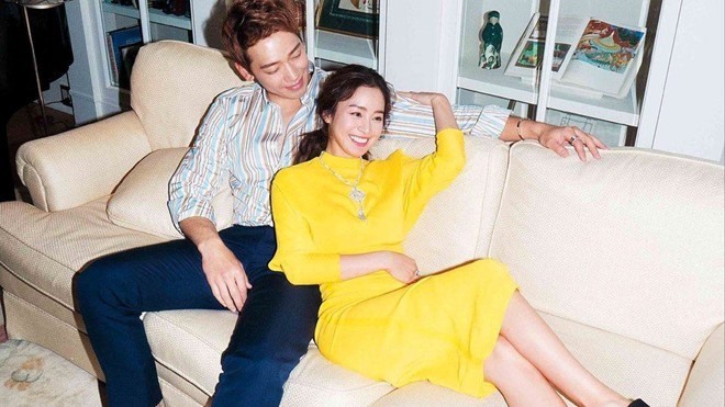 Kim Tae Hee hết lòng ủng hộ ông xã Bi Rain. Ảnh nguồn: Xinhua.