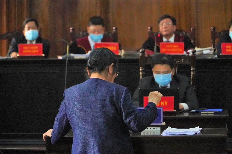 Bị cáo Dương Thị Bạch Diệp trong phiên tòa ngày 15.3. Ảnh: Anh Tú
