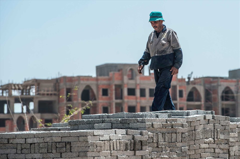 Thủ đô mới của Ai Cập vẫn đang được tiếp tục xây dựng. Ảnh: AFP