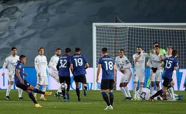 Atalanta đã có một trận đấu sòng phẳn trước Real Madrid, tuy nhiên bản lĩnh thi đấu là điều các cầu thủ áo xanh vẫn phải trau dồi. Ảnh: Champion League