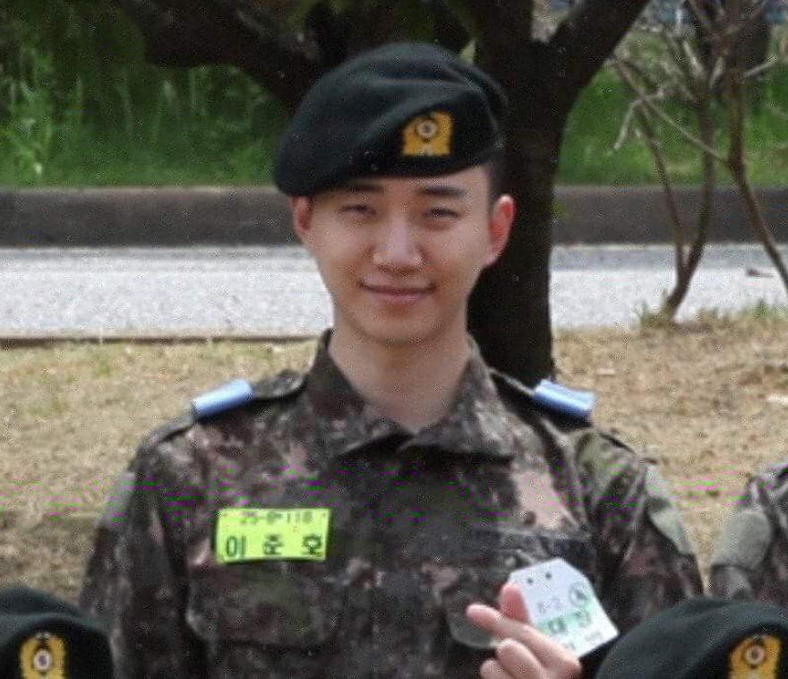 Junho là thành viên cuối cùng của nhóm 2PM hoàn thành nghĩa vụ quân sự. Ảnh nguồn: Xinhua.