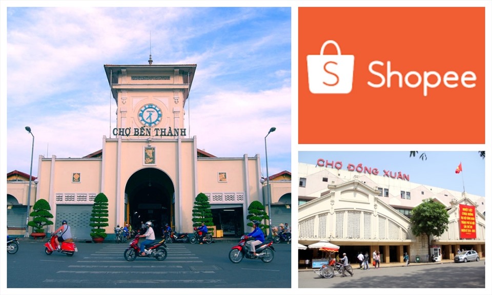 Shopee, chợ Bến Thành và chợ Đồng Xuân bị liệt kê vào 3 chợ tai tiếng ở Việt Nam.