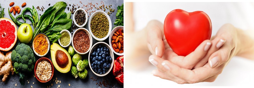 Chế độ ăn uống có vai trò quan trọng để phòng chống các bệnh về tim mạch. Đồ họa: Hồng Nhật
