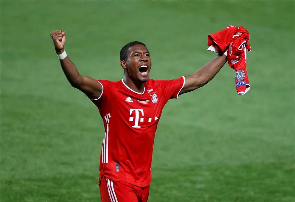 David Alaba (Bayern Munich). Ảnh: AFP.