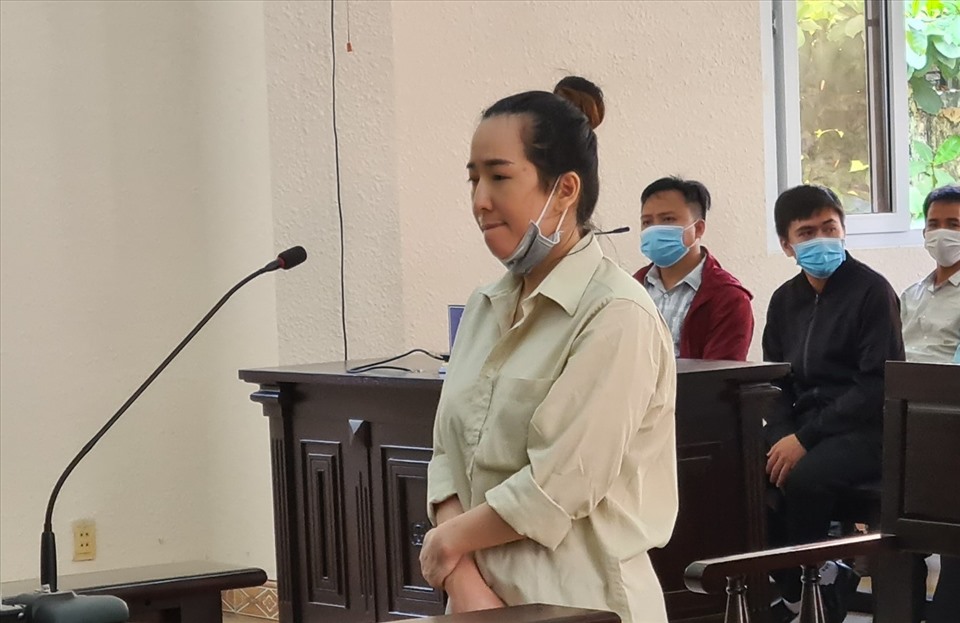 Bị cáo Trương Thị Cao Thảo tại phiên tòa. Ảnh: Dương Bình