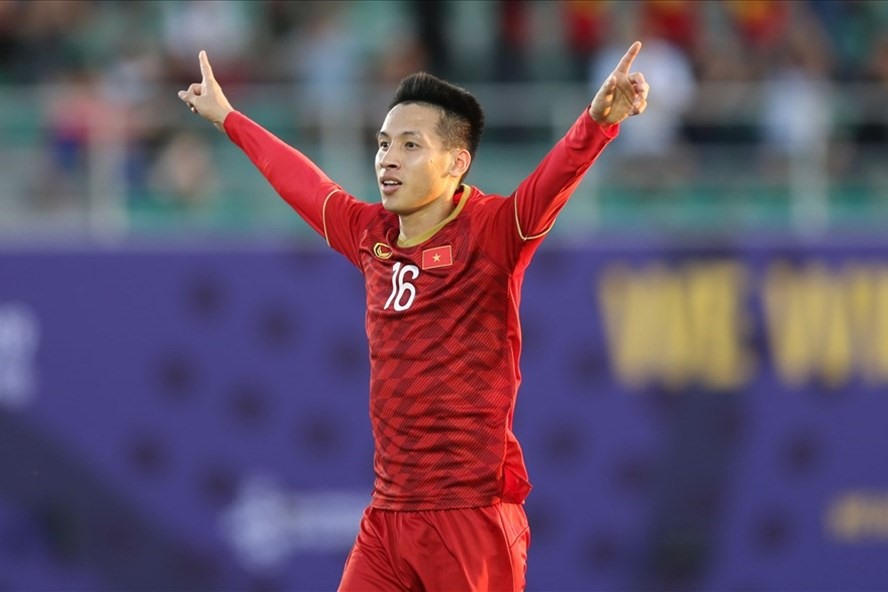 Đỗ Hùng Dũng là tiền vệ trung tâm số 1 của tuyển Việt Nam tại vòng loại World Cup 2022. Ảnh: D.P.