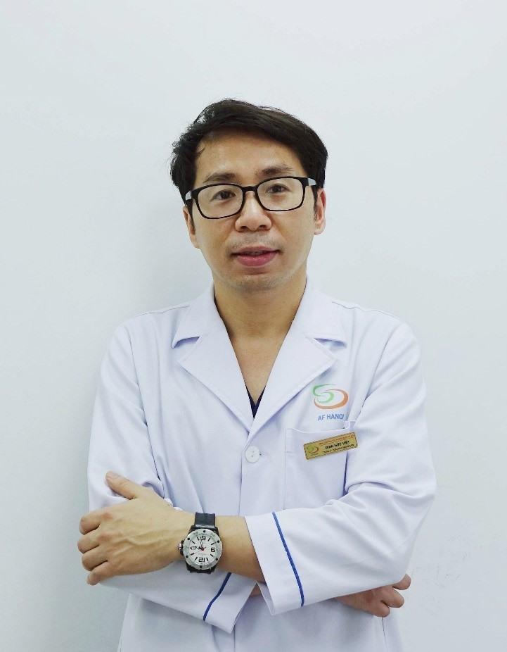 Thạc sĩ, Bác sĩ Đinh Hữu Việt – Trưởng khoa Ngoại – Tiết niệu và Nam học. Ảnh: BVCC