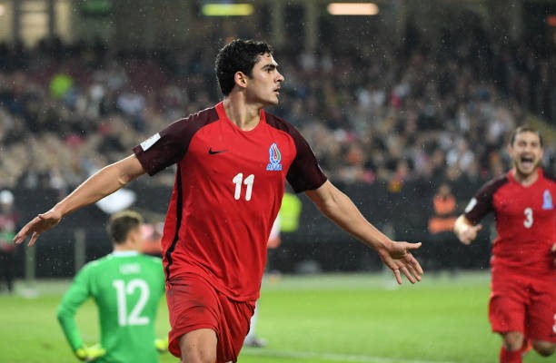 Đội tuyển Azerbaijan không có nhiều cơ hội trước Bồ Đào Nha. Ảnh: AFP
