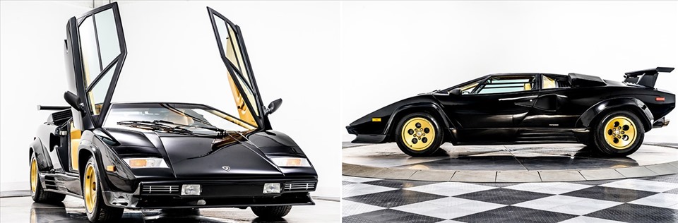 Lamborghini Countach có thiết kế hình nêm đa giác của nó trông rất giống sao Hỏa khi chiếc xe bắt đầu được sản xuất vào năm 1974. Đồ họa: M.H