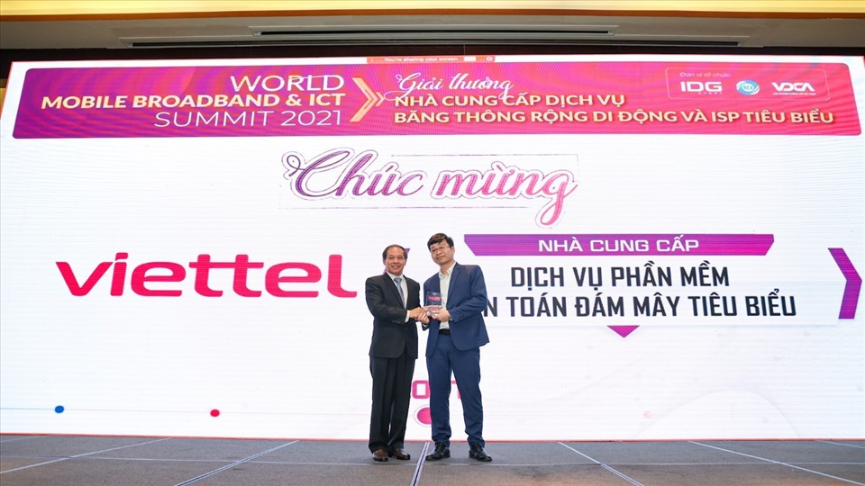 Viettel cũng là 1 trong 2 doanh nghiệp được nhận giải thưởng điện toán đám mây