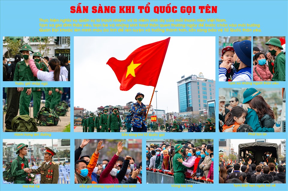 “Sẵn sàng khi Tổ quốc gọi tên“- bộ ảnh của Nguyễn Văn Cường (Quảng Ninh).