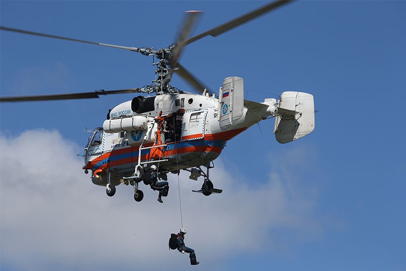 Một chiếc trực thăng quân sự Ka-32 của Nga. Ảnh: Rostec