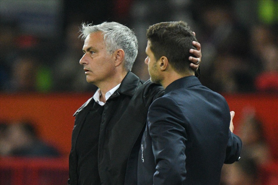 Jose Mourinho kế nhiệm Mauricio Pochettino nhưng cũng chưa giúp Tottenham nâng tầm đẳng cấp. Ảnh: AFP