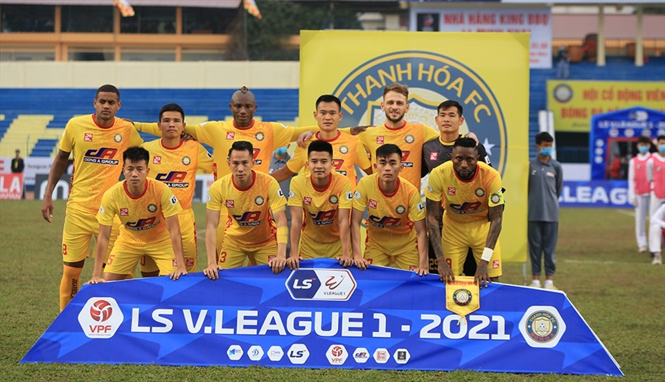 Câu lạc bộ Thanh Hoá có chuỗi thành tích bết bát sau khi V.League trở lại. Ảnh: VPF