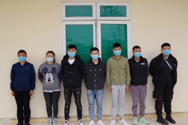 7 người Trung Quốc nhập cảnh trái phép vào Việt Nam. Ảnh: Lý Nhất.