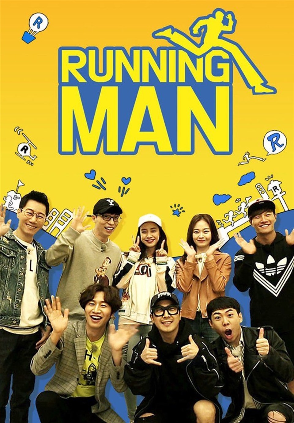 Các thành viên của chương trình “Running Man Hàn Quốc“. Ảnh: NSX.
