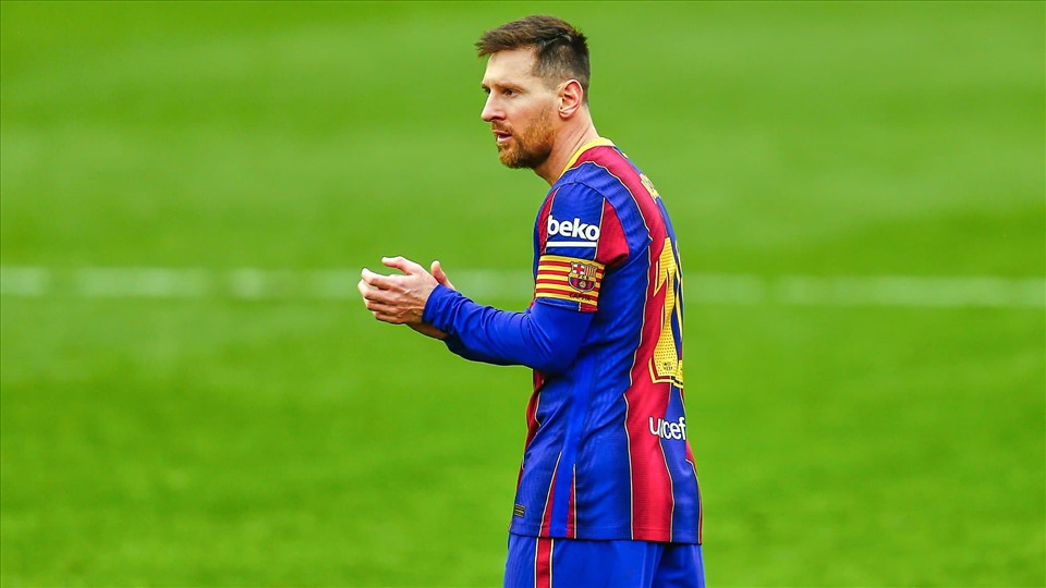 Barcelona đang hạnh phúc vì Messi đã hạnh phúc. Ảnh: AFP.