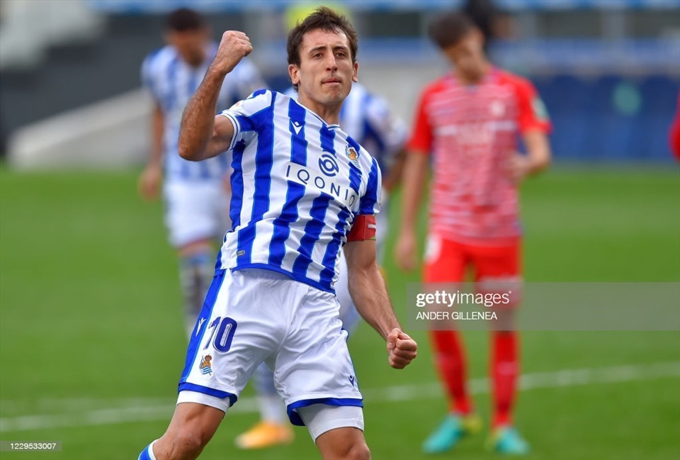 8. Mikel Oyarzabal (Tiền đạo cánh - Real Sociedad): 10 bàn thắng