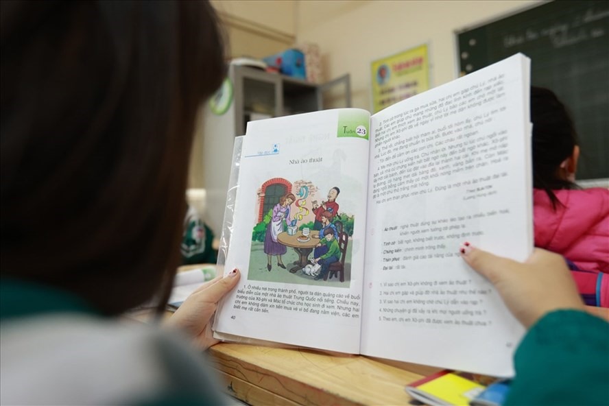 Giờ học của học sinh một trường Tiểu học ở Hà Nội. Ảnh: Hải Nguyễn