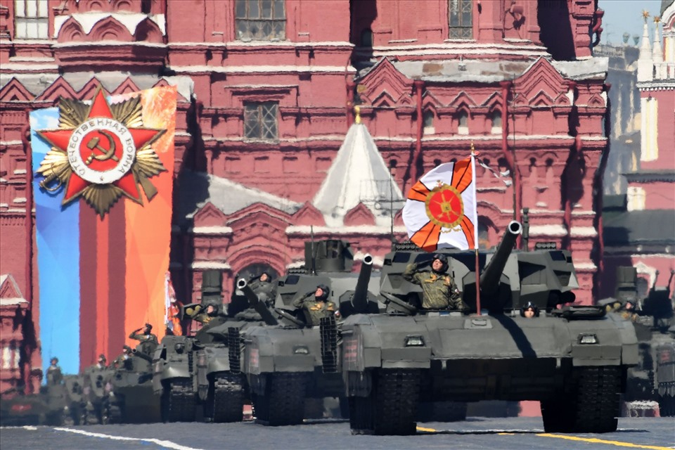 Siêu tăng T-14 Armata của Nga. Ảnh: AFP
