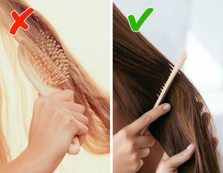 7. Tóc dễ bị rối: Gội đầu hàng ngày khiến lớp biểu bì của tóc bị hở , khiến tóc trở nên khô và dễ gãy hơn. Do đó, điều này dẫn đến các nút và rối trên tóc của bạn, và khi bạn chải, lược có thể bị kẹt, làm hỏng tóc của bạn nhiều hơn.