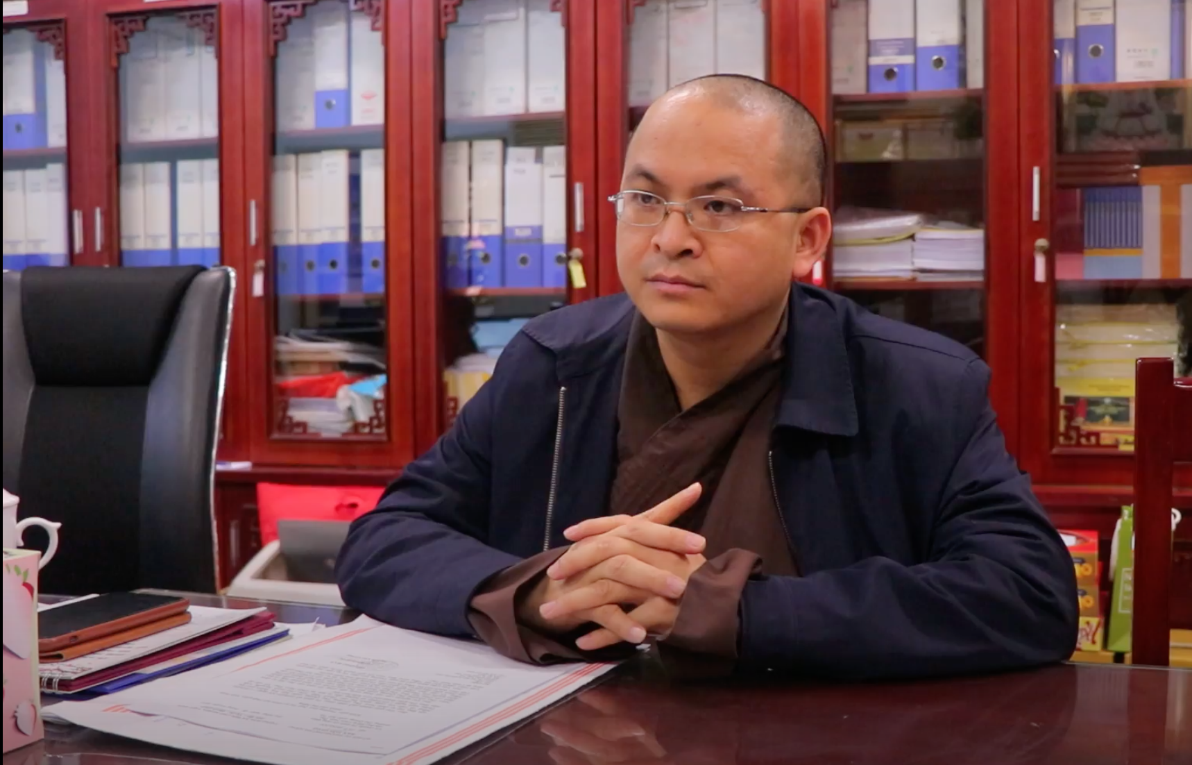 Đại đức Thích Nguyên Chính - Phó Chánh Văn phòng Trung ương Giáo hội Phật giáo Việt Nam.