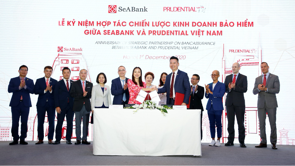 SeABank phân phối sản phẩm bảo hiểm kỹ thuật số của Prudential thông qua dịch vụ ngân hàng số sẽ giúp gia tăng trải nghiệm và lợi ích cho khách hàng của SeABank.
