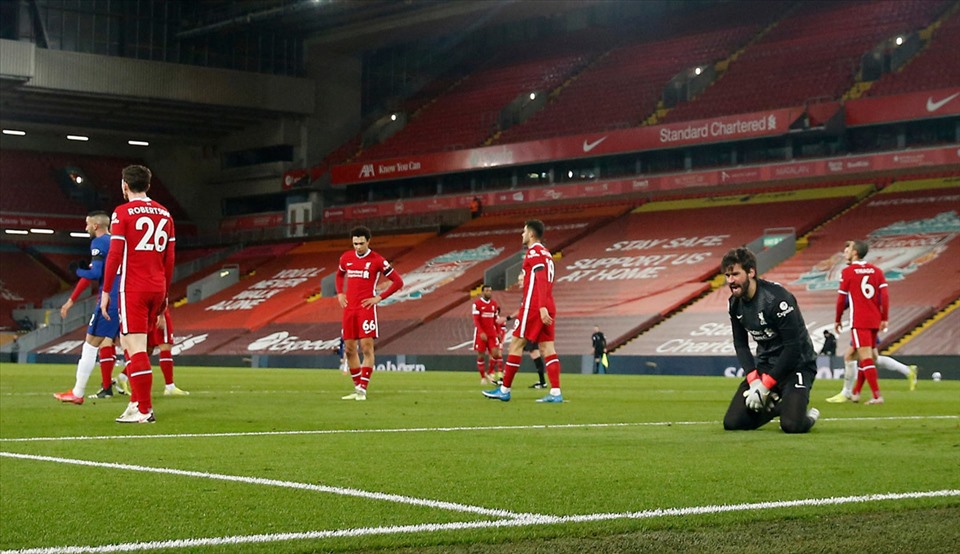 Rất nhiều vấn đề lộ ra trong cuộc khủng hoảng một cách toàn diện của Liverpool. Ảnh: AFP
