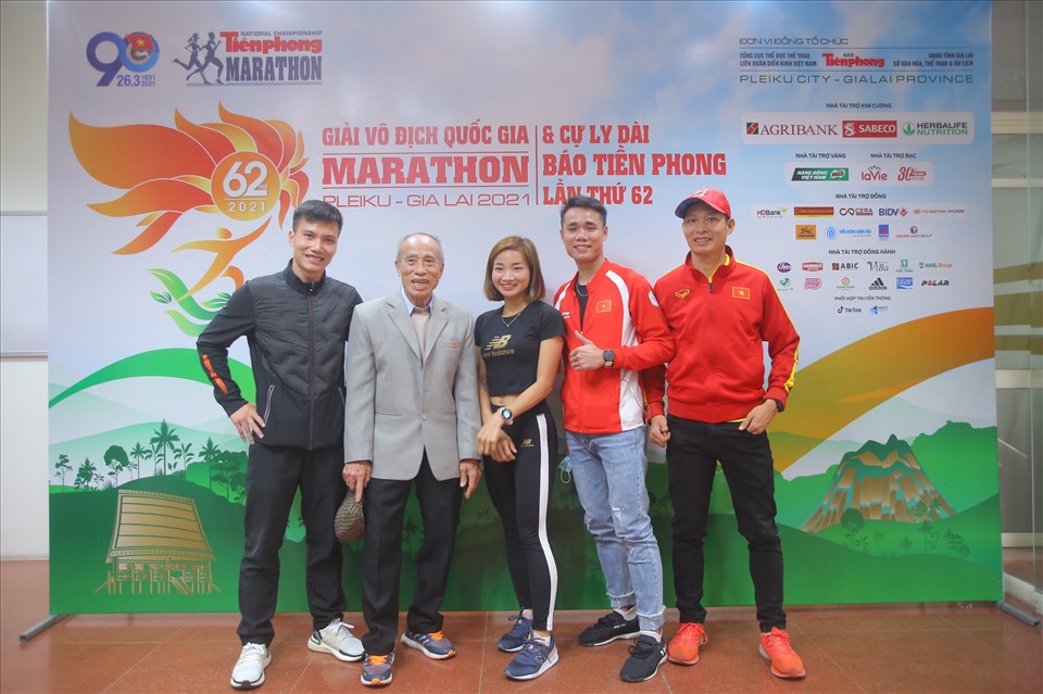 Nguyễn Thị Oanh là một trong những gương mặt đáng chú ý của Tiền Phong Marathon 2021. Ảnh: Như Ý