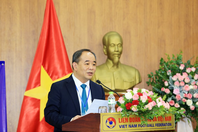 Ông Lê Khánh Hải sẽ rút lui khỏi vị trí Chủ tịch VFF thời gian tới. Ảnh: VFF