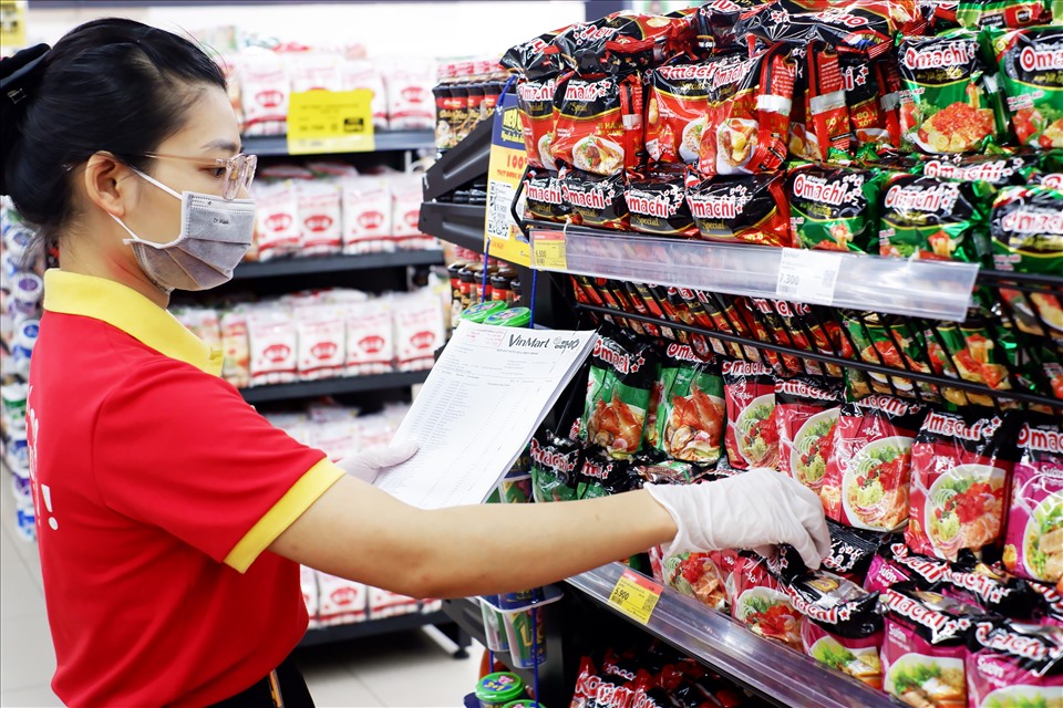 Các sản phẩm FMCG của Masan Consumer tại hệ thống siêu thị VinMart.