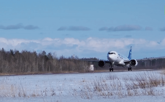 Nga thử nghiệm thành công máy bay trong điều kiện đóng băng. Ảnh: Tập đoàn sản xuất vũ khí Nga Rostec