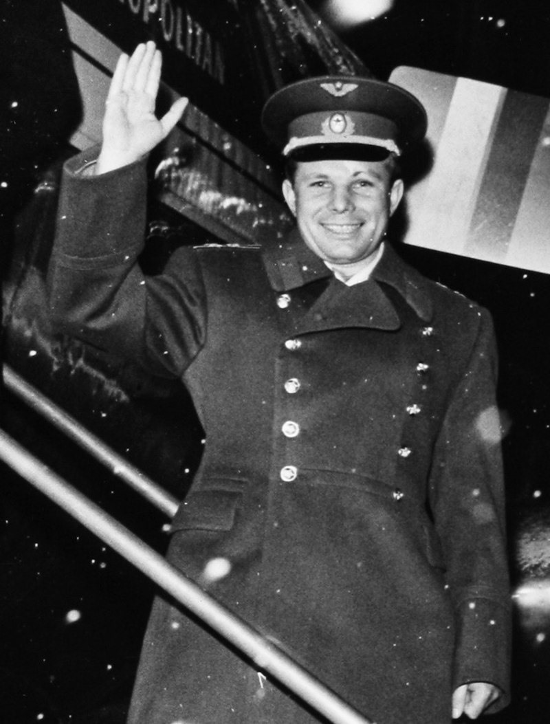 Yuri Gagarin tại Thụy Điển năm 1964. Ảnh: Wiki