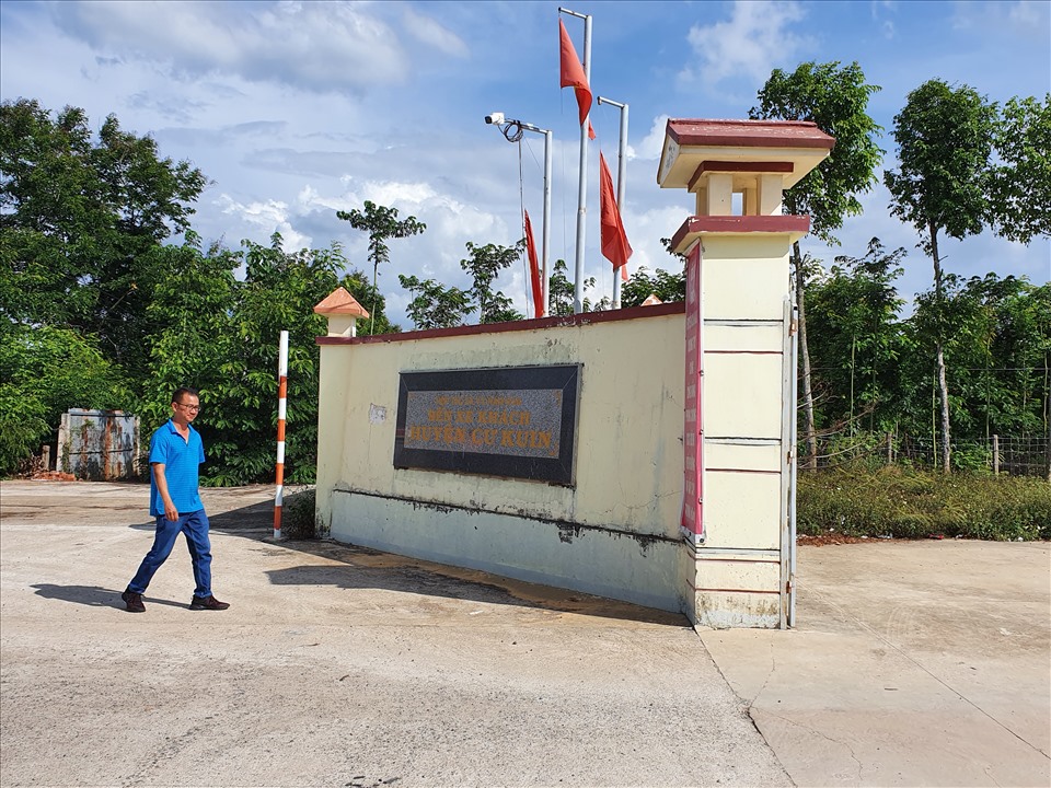 Một góc bến xe huyện Cư Kuin. Ảnh: Bảo Trung