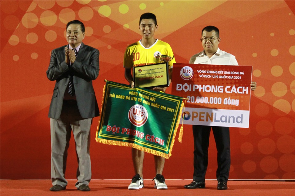 Giải Fairplay thuộc về U19 Sông Lam Nghệ An.