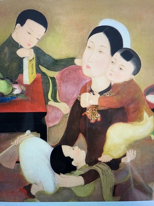 “Gia đình” của danh họa Lê Phổ. ảnh Sotheby's