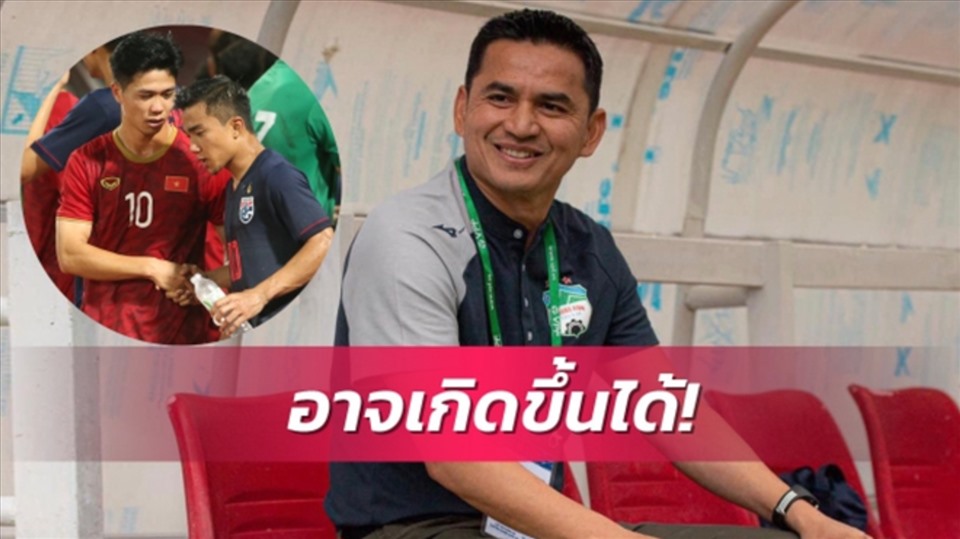 Huấn luyện viên Kiatisak muốn có sự kết hợp của Công Phượng và Chanathip. Ảnh: Siam Sport